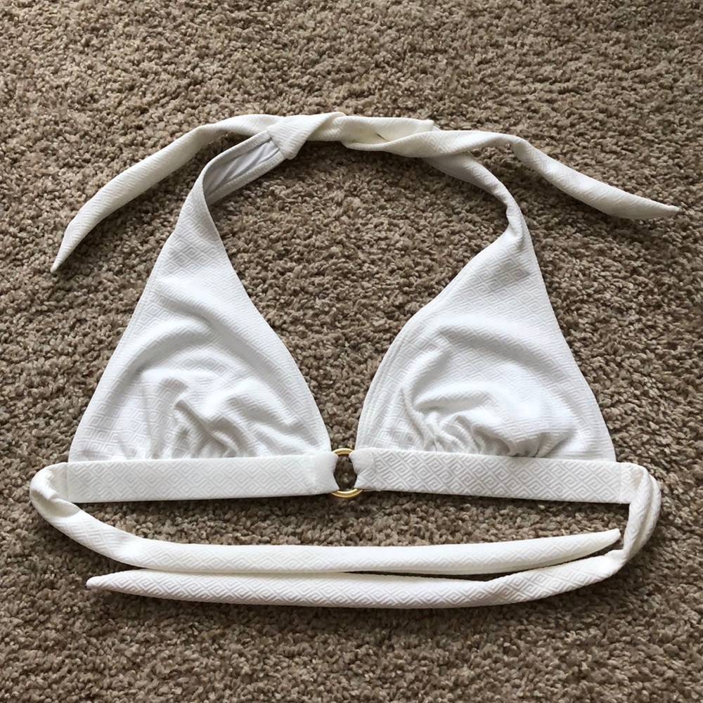 Shoshanna white bikini top ☁️